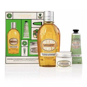 L'occitane Almond Collection Body Care Gift Set NIB